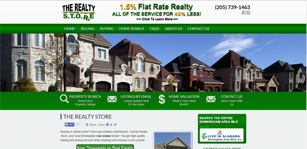 real estate website design